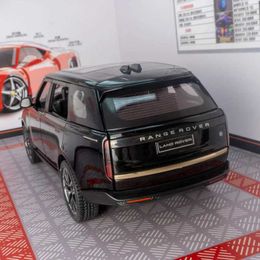 Diecast Model Cars 1 24 Land Rover Range Rover SV2022 Alloy Diecast Model Car Off Road Vehicle Sound Light Gifts For Children Presents With Kids Y240520WVV8