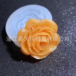 Baking Moulds 3D Three-dimensional Flower Silicone Mold DIY Jewelry Table Accessories Decoration Plaster Mould 15-1058