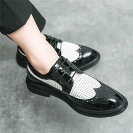 Dress Shoes Ceremony 46-47 Men's White Boots Heels For Men Gentleman Sneakers Sport Sneakersy Funky Novelty Traning