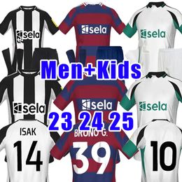 kids kit newcaslte home away Soccer Jerseys BRUNO G. JOELINTON Football 24 25 Shirts years ISAK NUFC Uniteds MAXIMIN WILSON