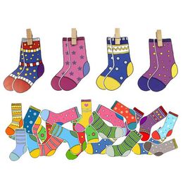 Learning Toys Preschool Montessori material DIY toy socks color sorting matching game early education learning toy kindergarten teaching a