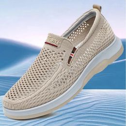 Casual Shoes 2024 Sneakers Men Summer Mesh Breathable Outdoor Non Slip Sports Shoe On Loafers For