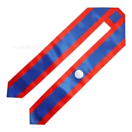 Scarves Laos Flag 180 15CM Graduation Sash Stole Scarf Double Sided For Study Aboard International Class Of 2024