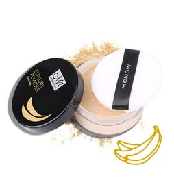 Menow Luxury Banana Powder Oil Control Waterproof Setting Powderr MN Professional Matte Smooth Facial Makeup Loose Powderrr4002438