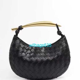 Totes Botte Venets Shoulder Bags Leather Versatile Sardine Bag Woven Bag Womens Advanced Hand Dumpling Bag 2024 New One Shoulder Crossbody Ba with logo WLI5