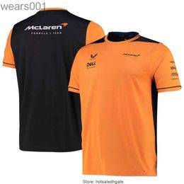 Mclarens Fashion Mens t Shirts F1 Team Top Summer New Tshirt Men Outdoor Sports Short Sleeve Formula One Racing Clothing Quick Drying T-shirt S6BJ