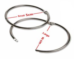 BDSM Gear Breast Bondage Rings Boobs Restraint Sex Toys Fetish Female Adult Novelty Small Large Size Drop Ship Whole Cheap5353427