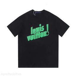 Louiseviution T Shirt Asian Size S-2Xl Designer T-Shirt Casual T Shirt With Monogrammed Print Short Sleeve Top Luxury Mens Hip Hop Clothing 584