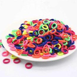 Hair Accessories 50/100pcs 2cm mini childrens headband elastic headband girl rubber headband accessory headband d240520