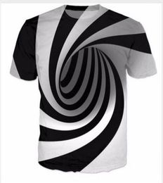 Summer Style Men Women Fashion Short Sleeve Hypnosis Funny Tshirts The 3d Print Casual T Shirts QL0445483812