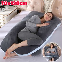 Multi-functional U-shaped Pad Pregnant Woman Pillow Waist Side Leg Cushion for Sleeping L2405