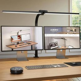 Table Lamps LED Desk Lamp For Bedroom/Office 24W Bright With Adjustable And Remote Control Clip-on Light