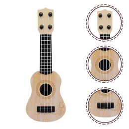 Guitar Playthings Four stringed qin mini acoustic guitar instrument toy for toddlers childrens music baby boys WX