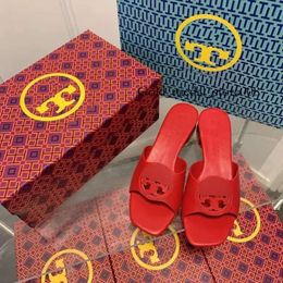 Tori Birch Sandal Toryburche Sandal Slides Designer Sandals Men Slide Summer Woman Double Tori Sandal Flat Sandals Factory Platform Luxury Toryb Sandal 24ss 652