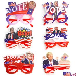 Other Festive Party Supplies Trump Funny Glasses Usa Presidential Election Decoration Drop Delivery Home Garden Dhu3T