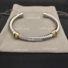 David Yurma Bracelet Luxury Bracelet Cable Bracelets DY Pulsera Designer Jewelry Women Men Silver Gold Pearl Head X Shaped Cuff Bracelet Jewelrys Christmas Gift 164