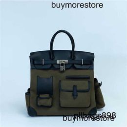 40cm Rock Cargo Togo Leather Handbag platinum 10A Style Leather toppest fully swift andYQSD