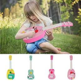 Guitar Childrens musical instruments baby toys four stringed guitar Montessori educational toys learning toys childrens music games WX