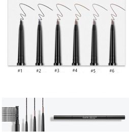 New MAKEUP Eyebrow Enhancers Skinny Brow Pencil gold Double ended with eyebrow brush 6Color6291815