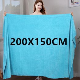 increasesuperfine microfiber fitness bath towel super soft travel camping absorbent swimming sports 240518