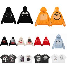 6677 Hoodie Mens and Womens Fashion design Hooded Sweatshirt Womens American Mud Print Old Sports Casual Loudspeaker Pants Size S-XL