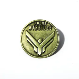 Brooches Movie Dune Brooch House Atreides Circle Eagle Pins Vintage Metal Badge For Men Woman Clothing Backpack Accessories