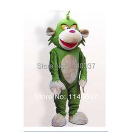 Mascotte Green Masket Masket Kits Custom Anime Mascotte Tema Fancy Dress Abito Carnival Costume Costumi