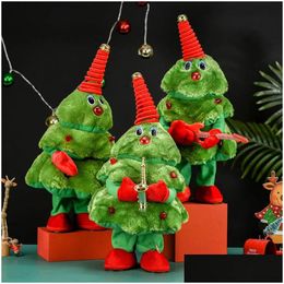 Christmas Decorations Decoration Dancing Tree Electric P Toys Can Sing And Dance Party Dolls For Kids Xmas Gift Drop Delivery Home G Dhbv6