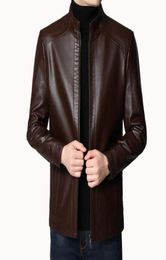 Brand Men Jacket Spring Fall Soft Leather Jackets For Man Clothing Long Sleeves Coat Fashion Korean Style Thin Clothing26389604109073