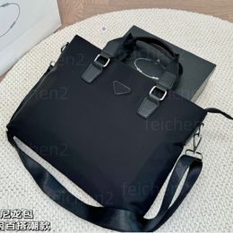 Designer bag tote bag large capacity handbag unisex nylon bag black shopping bag fashionable daily casual shoulder bag