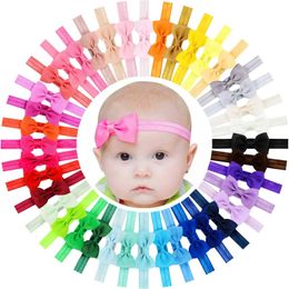 Hair Accessories 10 baby headbands with 2.75-inch bow and hair elastic accessories suitable for infants girls newborns and young children d240520