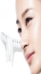 Eyebrow Grooming Stencil Shaper Ruler Measure Tool Makeup Reusable Eyebrow Ruler Tool Measures7332049