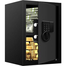 25Cuft Fireproof Safe Box for HOME USE Digital Home Security Money with Key Numeric Keypad and Removable Shelf 240510