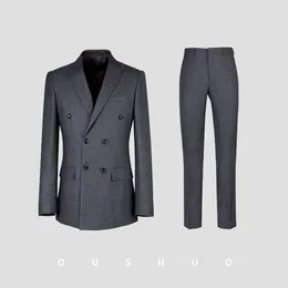 Men's Suits 6192-2024 Suit Jacket Casual Korean Version Of