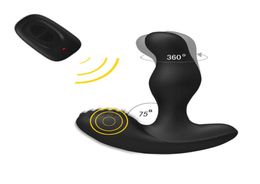 Levett Caesar USB Charging Prostate Massager 360 Degree Rotation Wireless Remote Control Prostata Vibrator for Men Anal Sex Toys Y5403279