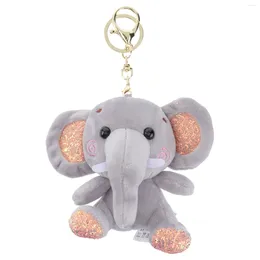 Keychains Elephant Key Rings Pendant Bag Hanging Adornment Ornaments Stuffed Animals For Girls