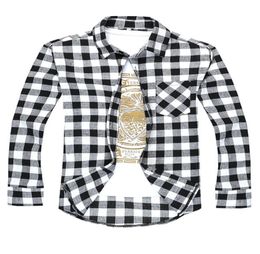 Spring Autumn Men039s Young Adult Casual Plaid Buttonup Long Sleeve TurnDown Collar Slim Fit Shirt Top M3XL4932692