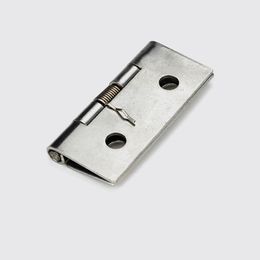 Stainless steel industrial equipment spring hinge shut door automatic return with torsion spring mini-metal folding hinge