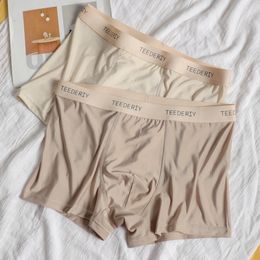 3pcs lot Mans Boxers Comfortable Men Undershorts Modal Ice Silk Homme Underwear Mens Panties Shorts XXL 3XL 4XL 240520