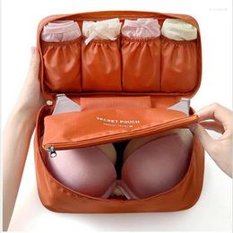 Storage Bags Women Foldable Divider Organiser Bra Box Travel Necessity Folding Cases Necktie Socks Underwear Clothing Lingerie Bag