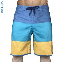 New best-selling cotton elastic hot spring surfing beach pants for men's ASFTWO fitness shorts, brushed swimming trunks M520 40