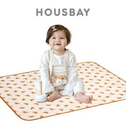 Baby Changing Mat 70*90Cm Waterproof Absorbent Diaper Changing Pad Crib Nappy Pad Portable Foldable ChildrenS Mat For Travel 240520