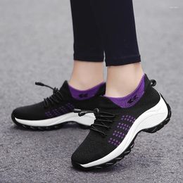 Casual Shoes Autumn And Winter Lady Large Size High Elastic Socks Women Outdoor Fashion Running Sneakers