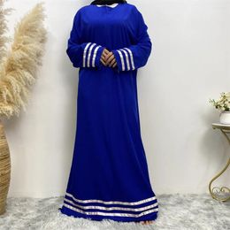 Ethnic Clothing Modest Abaya Women Muslim Open Front Zipper Long Maxi Dresses Turkey Prayer Eid Ramadan Kaftan Islamic Arab Robe Dubai