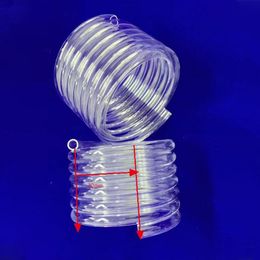 Lab Supplies Transparent quartz spiral tube Purchase please contact Support customization Quartz glass products