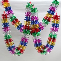 Party Decoration Colorful Ribbon Decorations Garden Christmas Tree Ornaments Supplies Home Bar Tops Xmas Wedding Decor