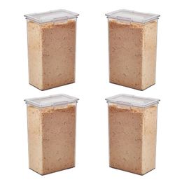 The Home Edit Large Canisters Food Storage Containers Set of 4 Clear 240520