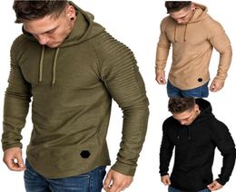 Brand Fashion Mens Hoodies Men Solid Color Hooded Slim Sweatshirt Mens Hoodie Hip Hop Hoodies Sportswear Tracksuit Plus Size M3XL2025561