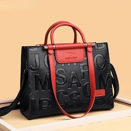 Evening Bags Designer Shoulder 2024 Women's Large Capacity Vintage Tote Soft Leather Messenger Handbags