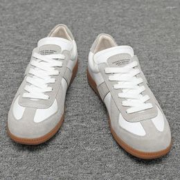 Casual Shoes AIYUQI Women's Sneakers 2024 Genuine Leather Ladies Moral Training Spring Flat Women